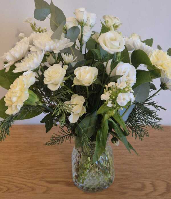 Flowers delivered to customer