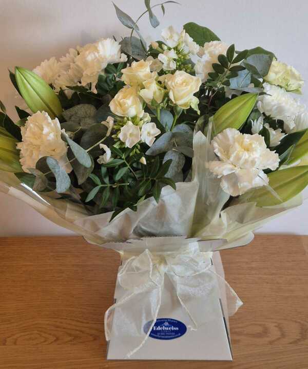 Flowers delivered to customer