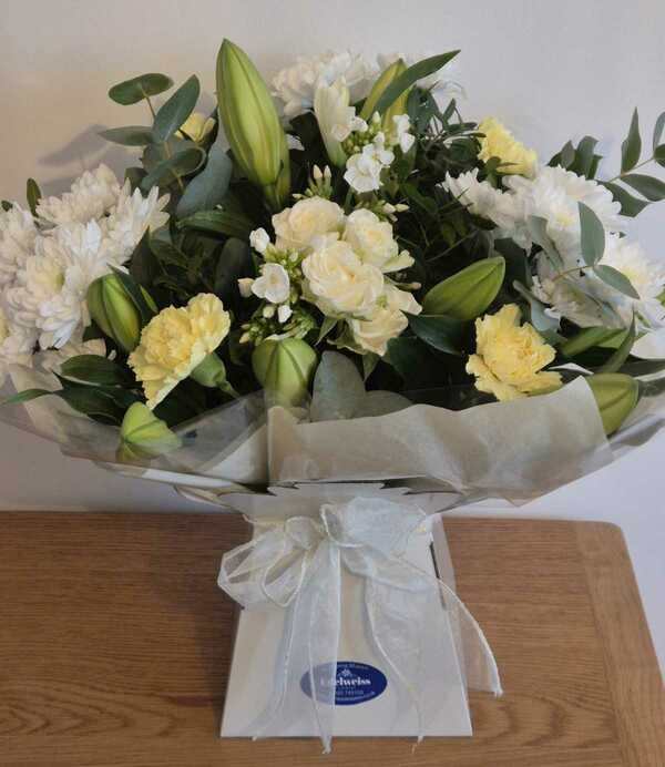 Flowers delivered to customer