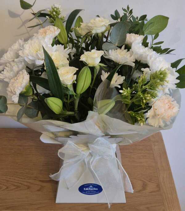 Flowers delivered to customer