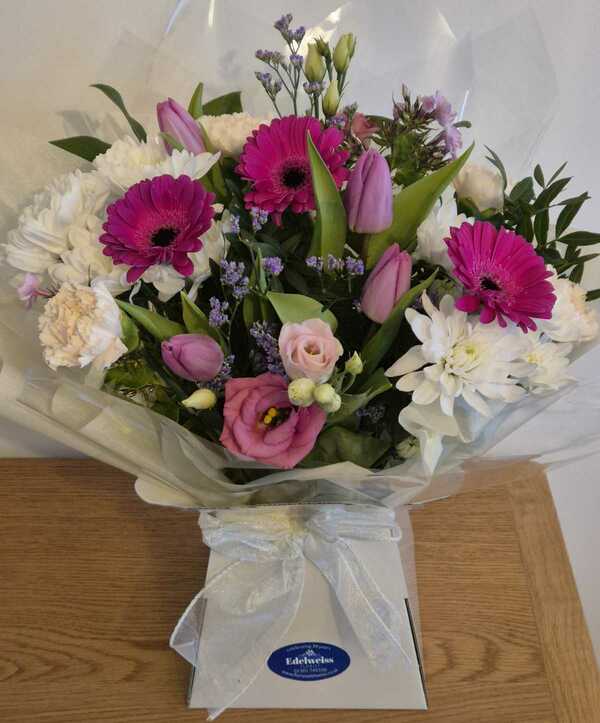 Flowers delivered to customer