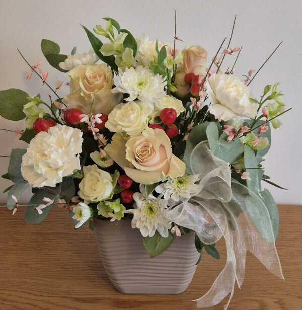 Flowers delivered to customer