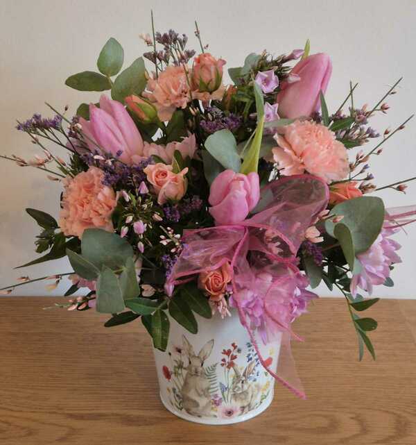 Flowers delivered to customer