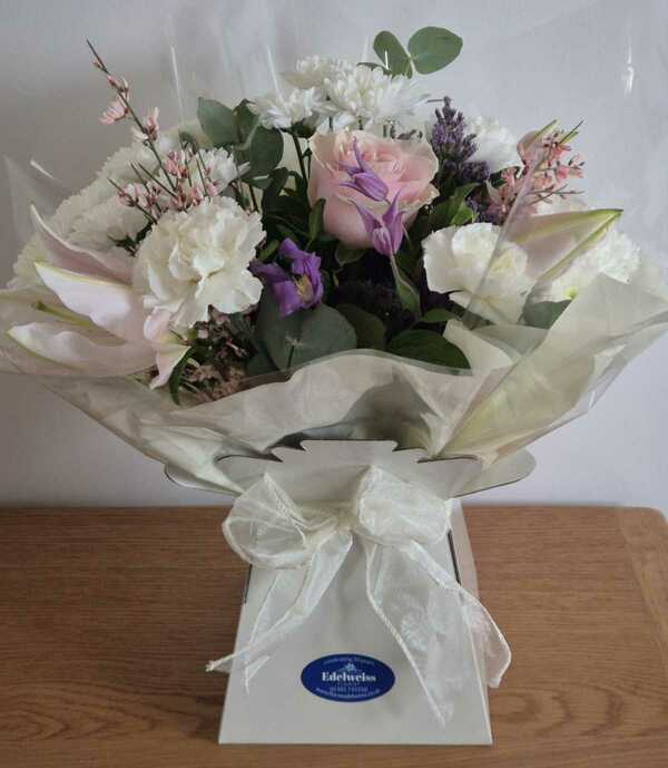 Flowers delivered to customer