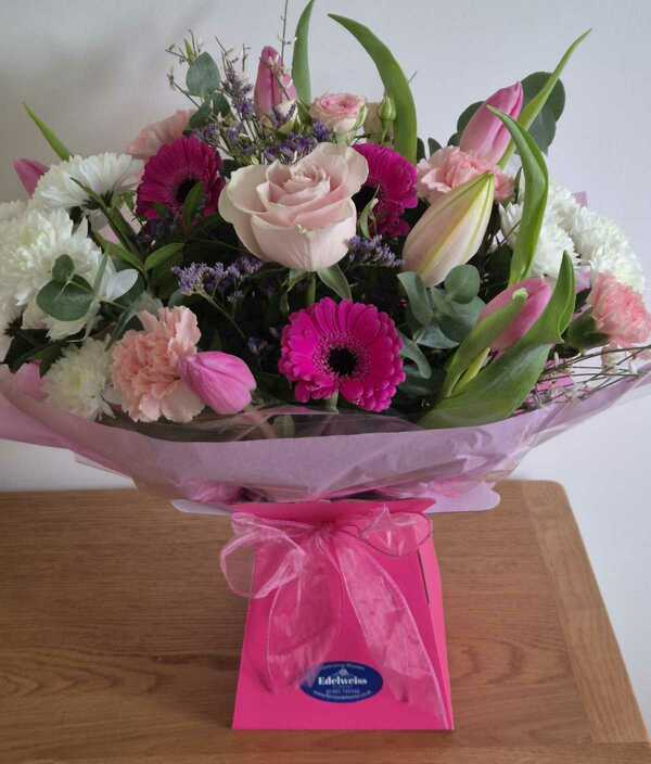 Flowers delivered to customer