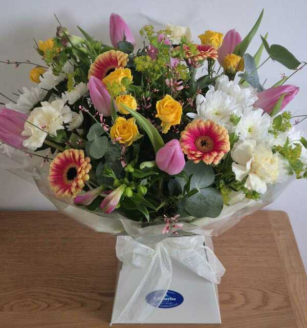 Flowers delivered to customer