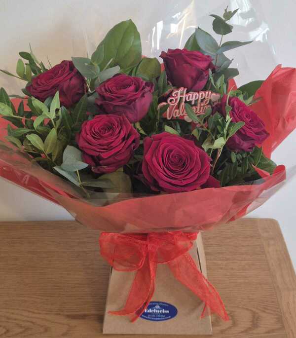 Flowers delivered to customer