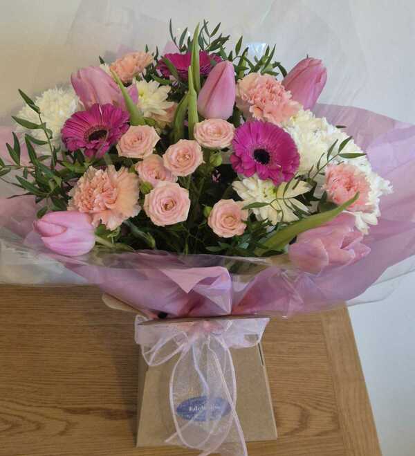 Flowers delivered to customer