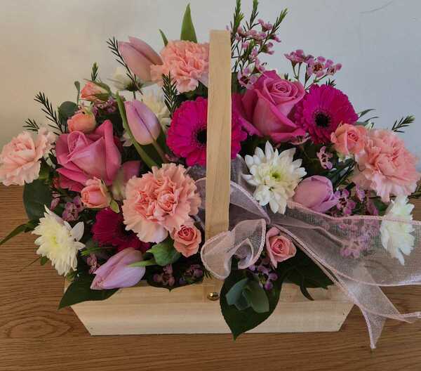 Flowers delivered to customer