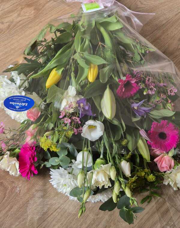 Flowers delivered to customer