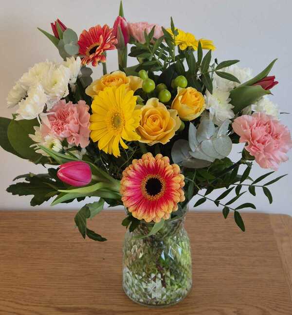 Flowers delivered to customer