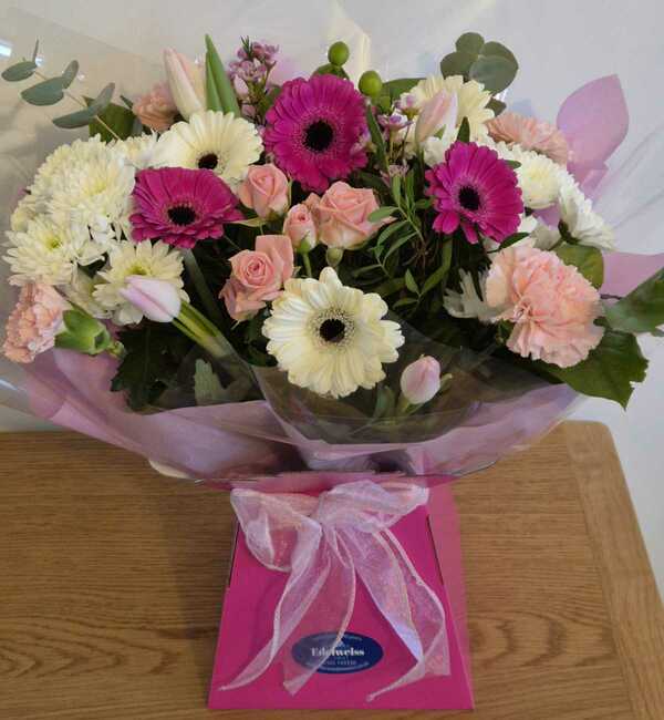 Flowers delivered to customer