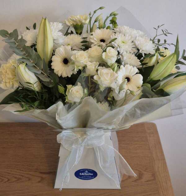Flowers delivered to customer