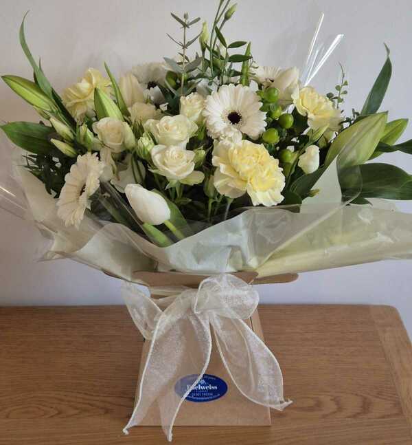 Flowers delivered to customer