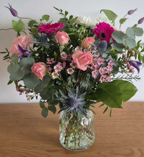 Flowers delivered to customer