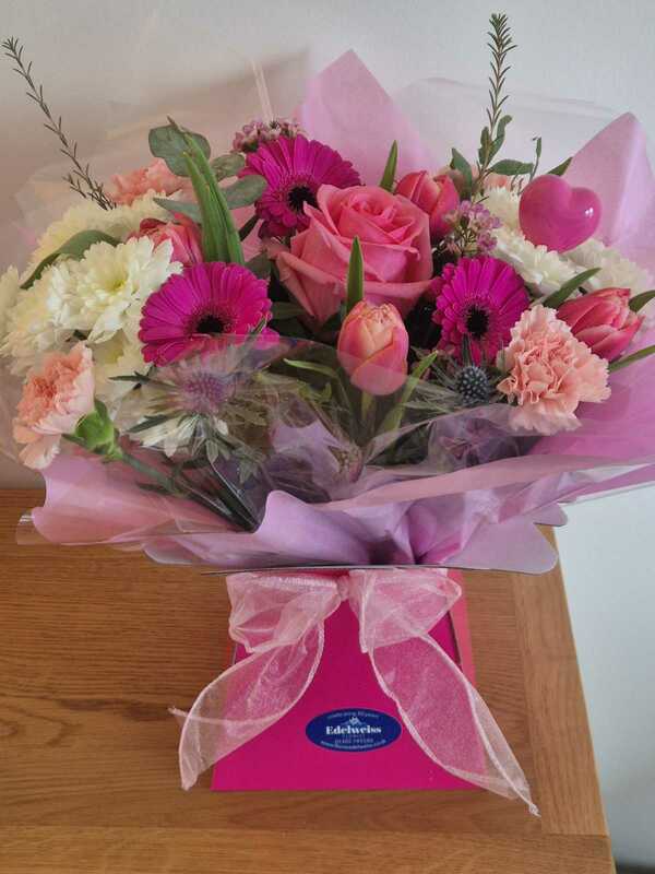 Flowers delivered to customer