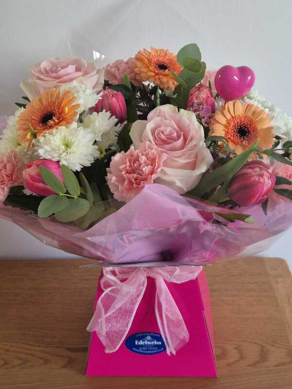 Flowers delivered to customer