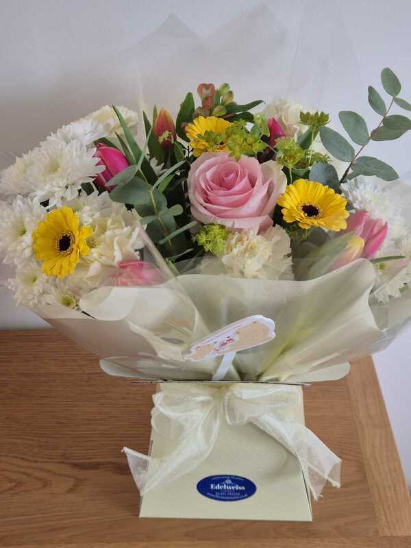 Flowers delivered to customer