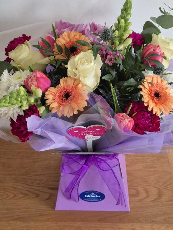 Flowers delivered to customer