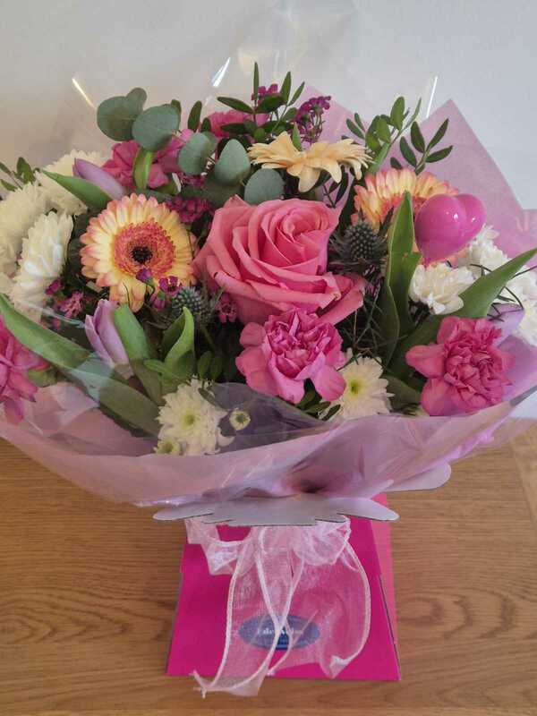 Flowers delivered to customer