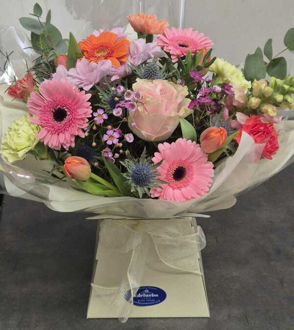 Flowers delivered to customer