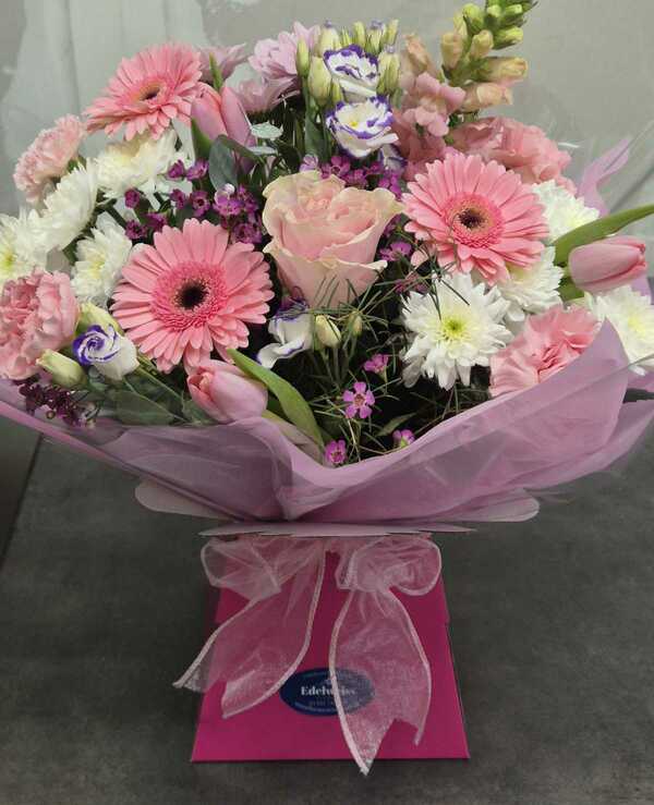 Flowers delivered to customer