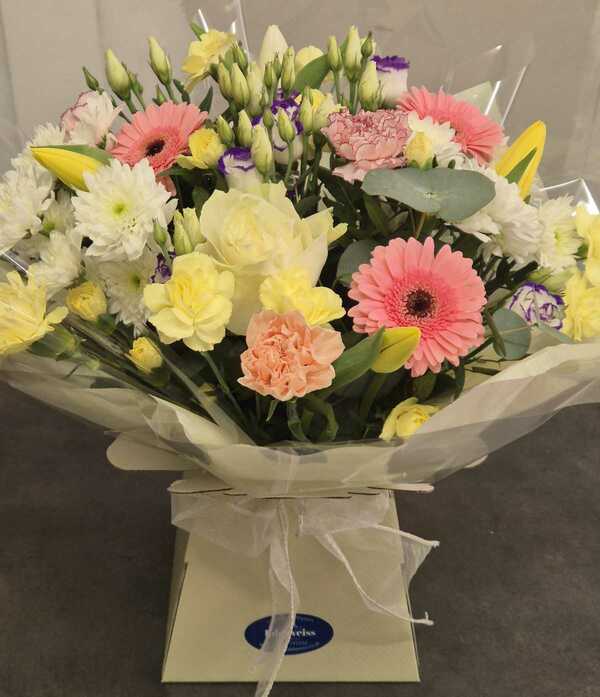 Flowers delivered to customer