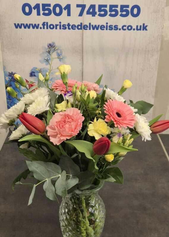 Flowers delivered to customer
