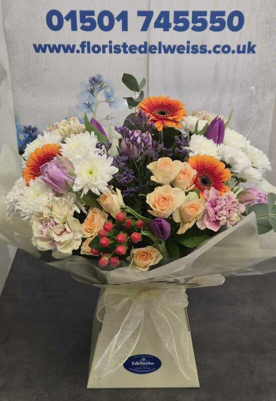 Flowers delivered to customer