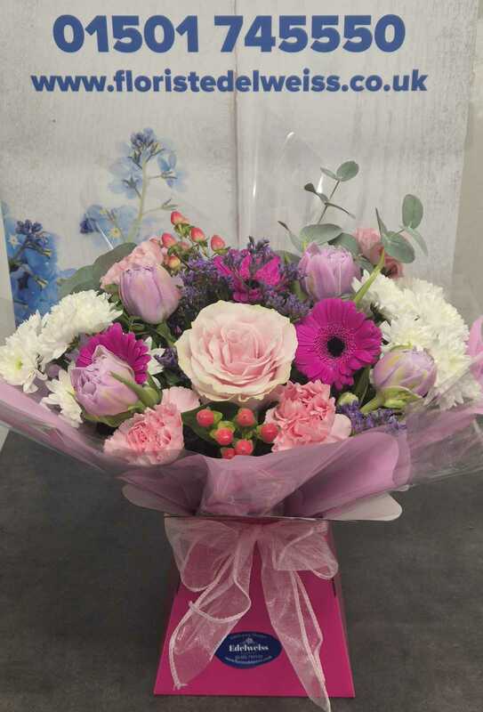 Flowers delivered to customer