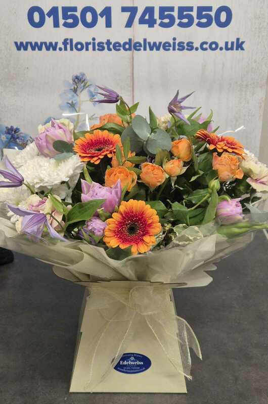 Flowers delivered to customer