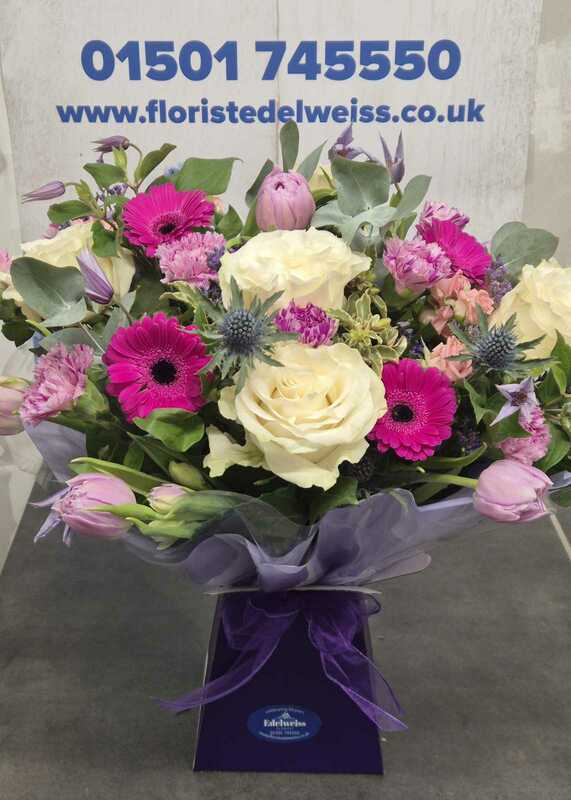 Flowers delivered to customer