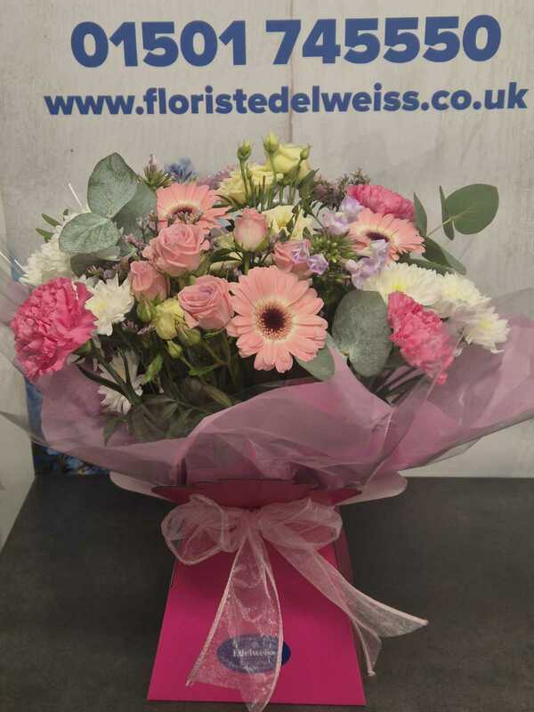 Flowers delivered to customer