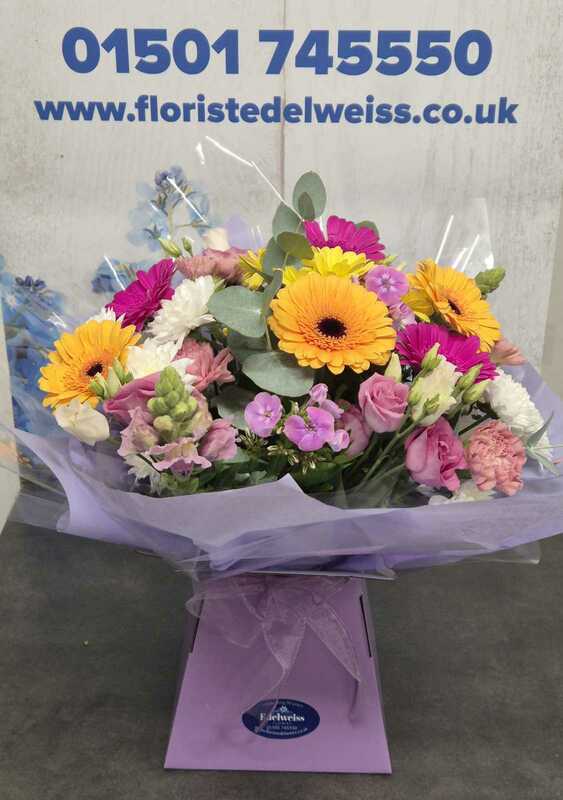 Flowers delivered to customer