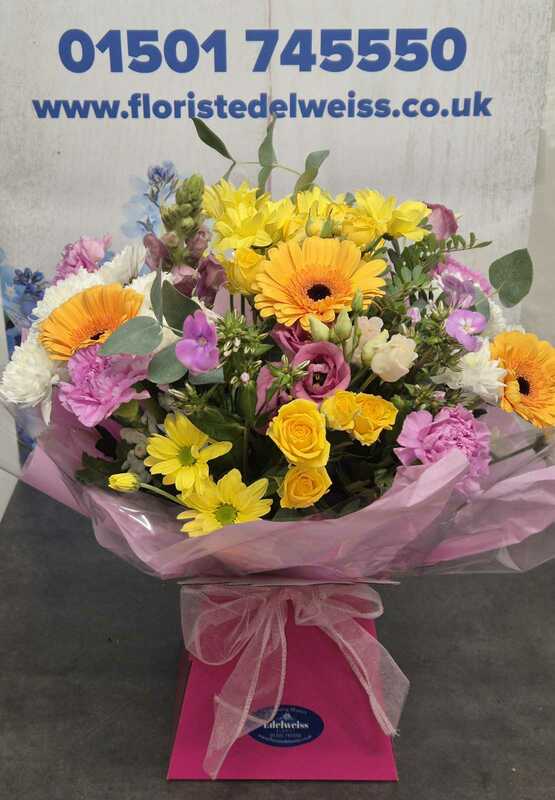 Flowers delivered to customer