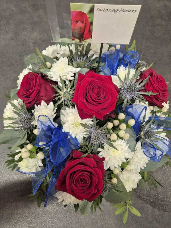 Flowers delivered to customer