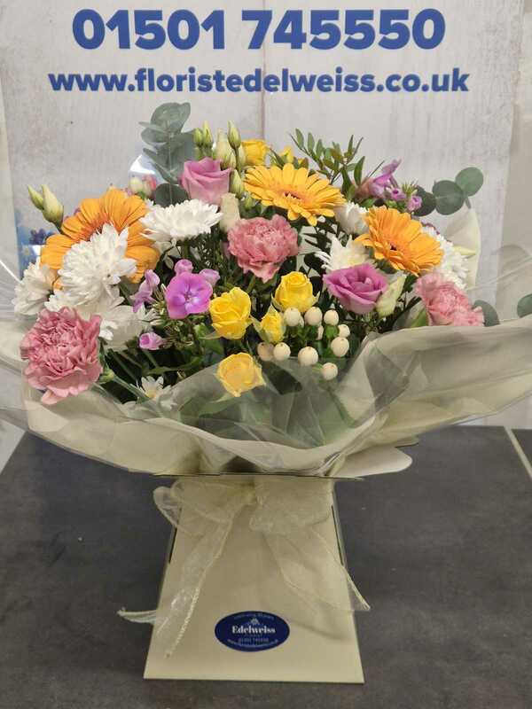 Flowers delivered to customer