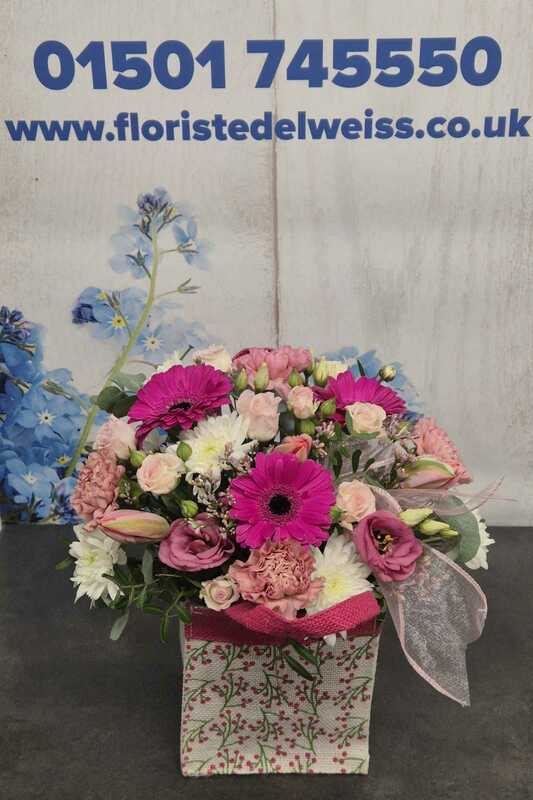 Flowers delivered to customer
