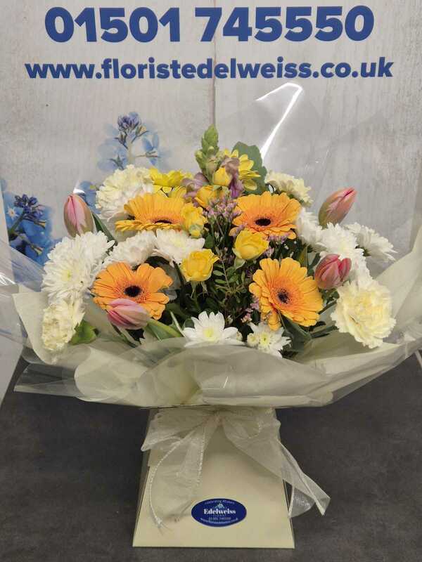 Flowers delivered to customer