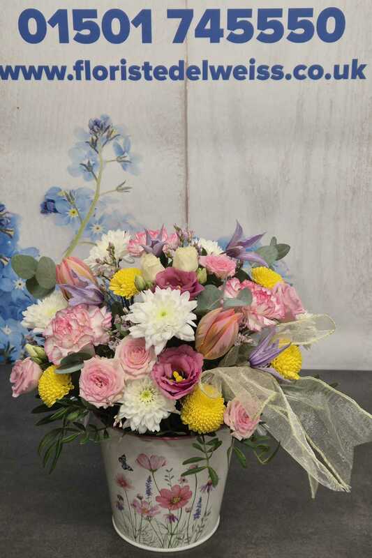 Flowers delivered to customer