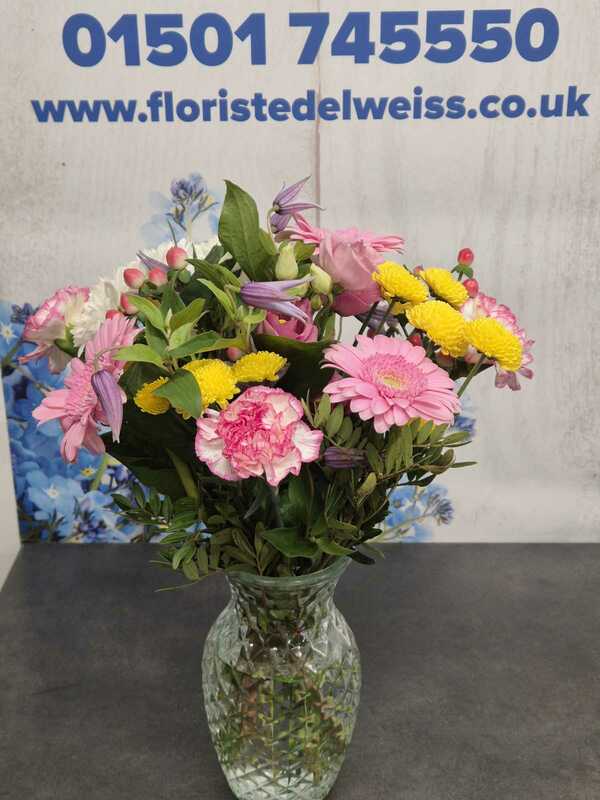 Flowers delivered to customer