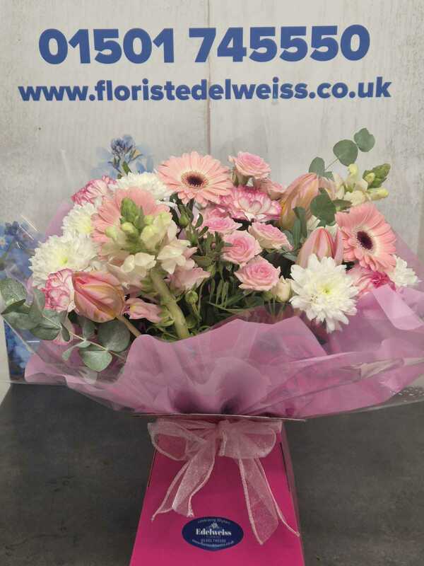 Flowers delivered to customer