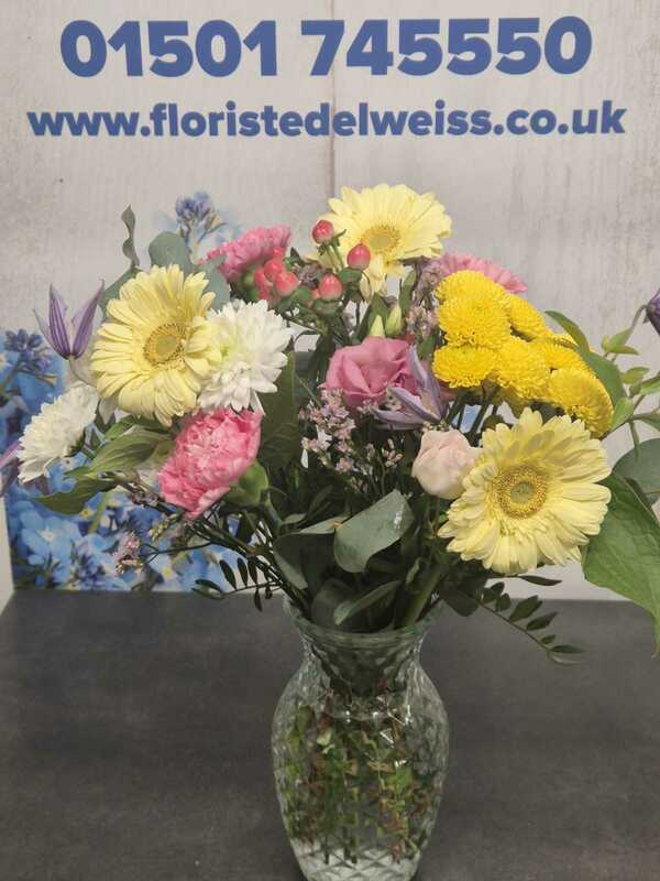 Flowers delivered to customer