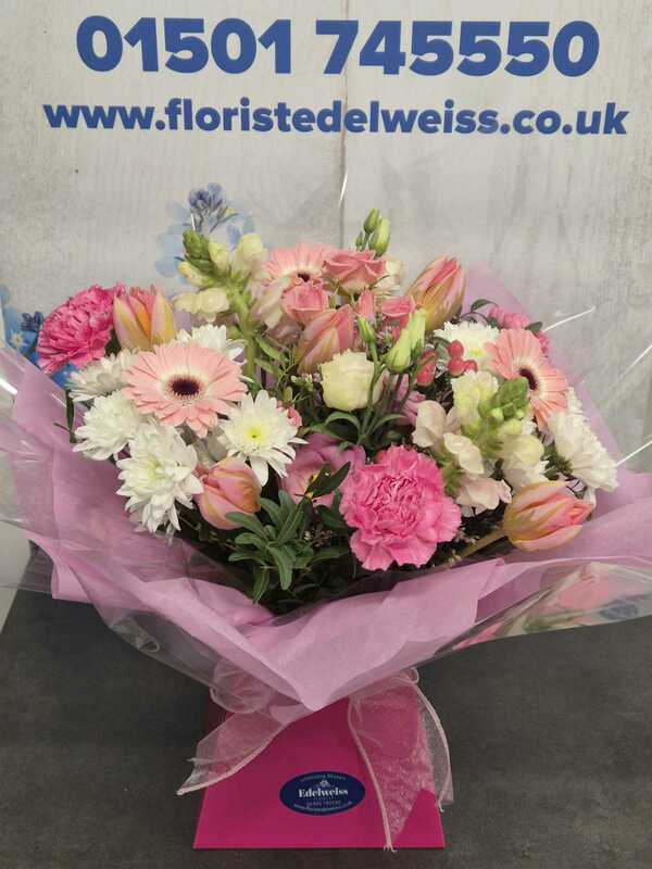 Flowers delivered to customer