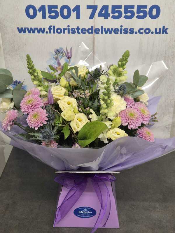 Flowers delivered to customer