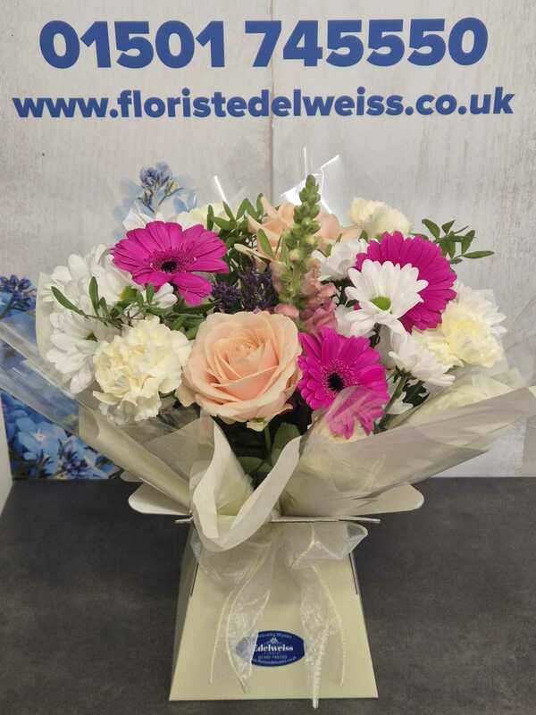 Flowers delivered to customer