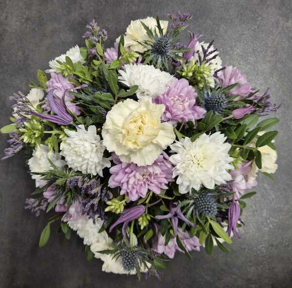 Flowers delivered to customer