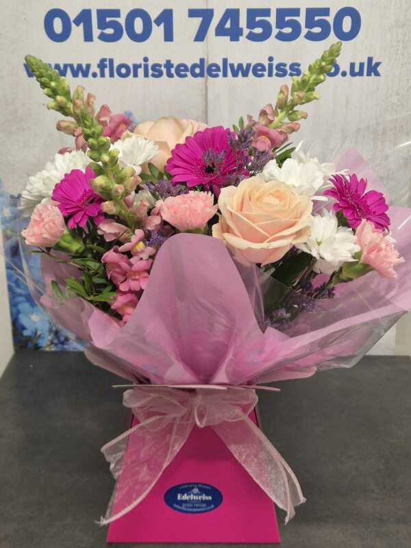 Flowers delivered to customer