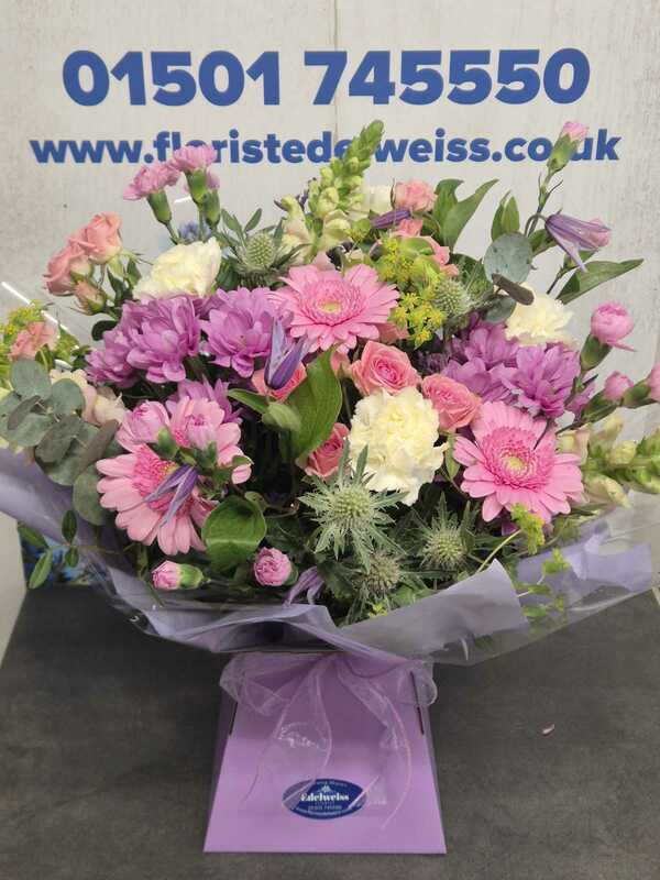 Flowers delivered to customer