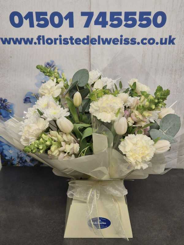 Flowers delivered to customer